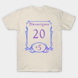 DnD Stat Shenanigan's - Cool texture T-Shirt